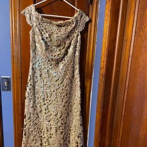 Mother of the bride dress. Copper color.